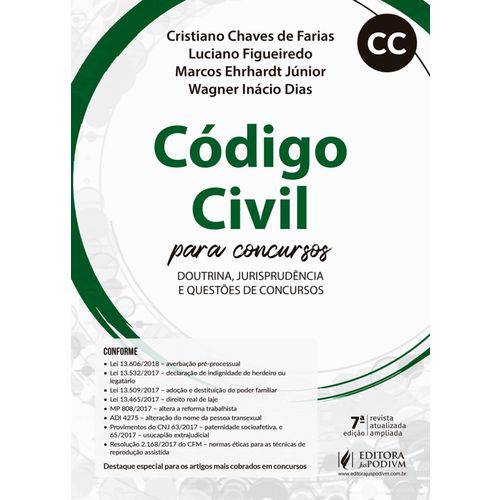 Código Civil para Concursos - 7ª Edição (2018)