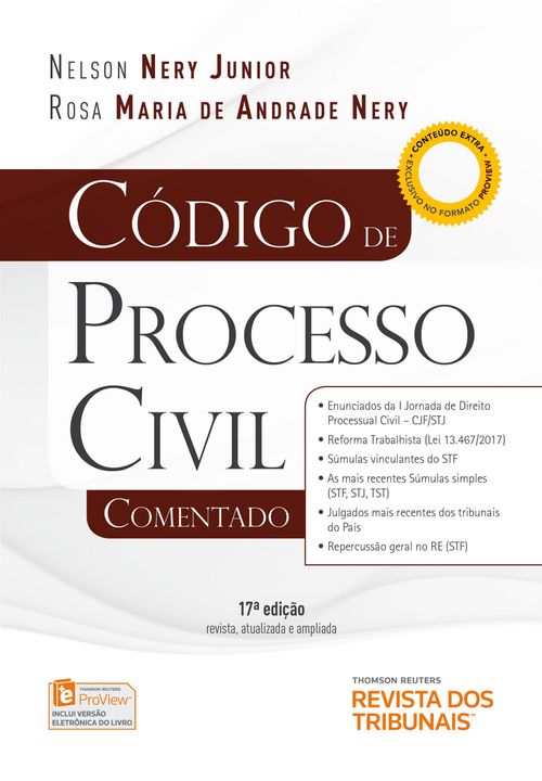 Código de Processo Civil Comentado - 17ª Edição