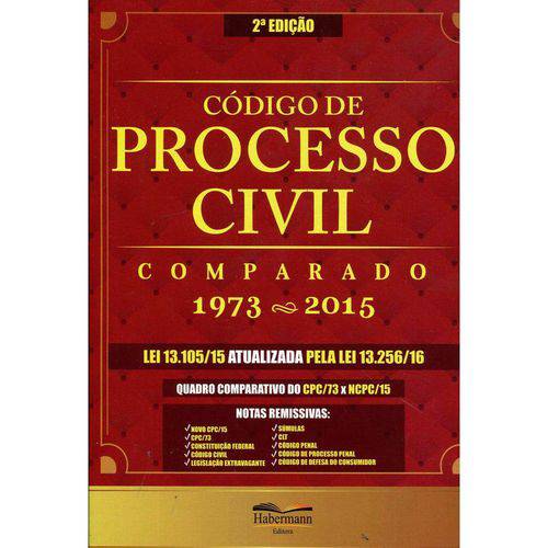 Código de Processo Civil Comparado - Habermann Editora