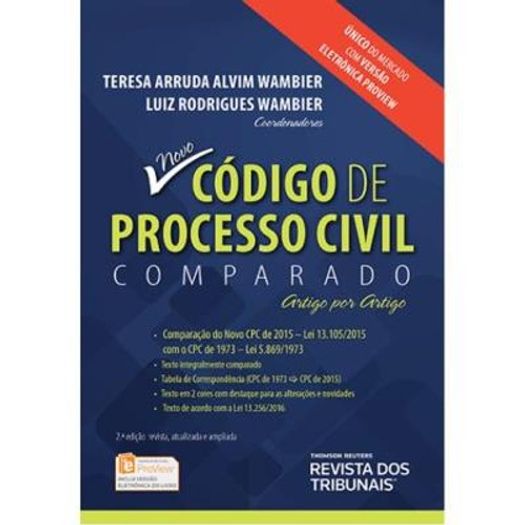 Codigo de Processo Civil Comparado - Rt