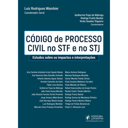 Codigo de Processo Civil no Stf e no Stj - Juspodivm