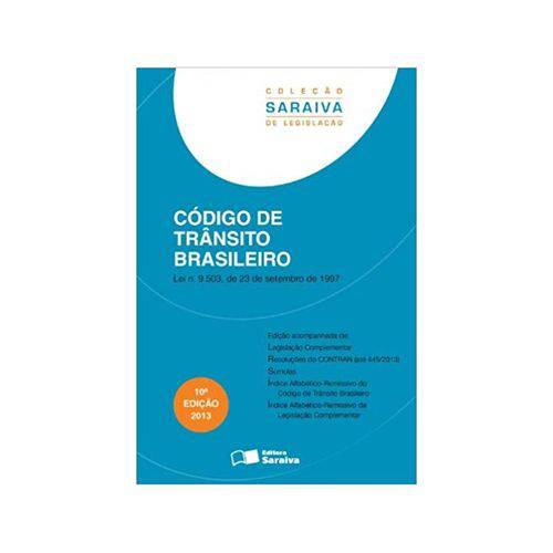 Código de Trânsito Brasileiro 10ªed. - Saraiva