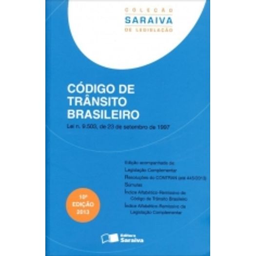 Codigo de Transito Brasileiro - Saraiva