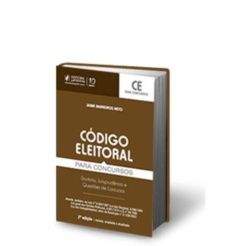 Codigo Eleitoral para Concursos Ce - Juspodivm - 2 Ed