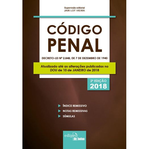 Codigo Penal Mini - Edipro - 2 Ed
