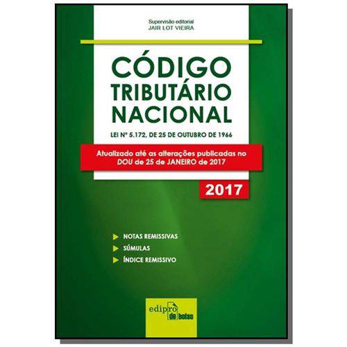 Codigo Tributario Nacional - Colecao Mini Codigos