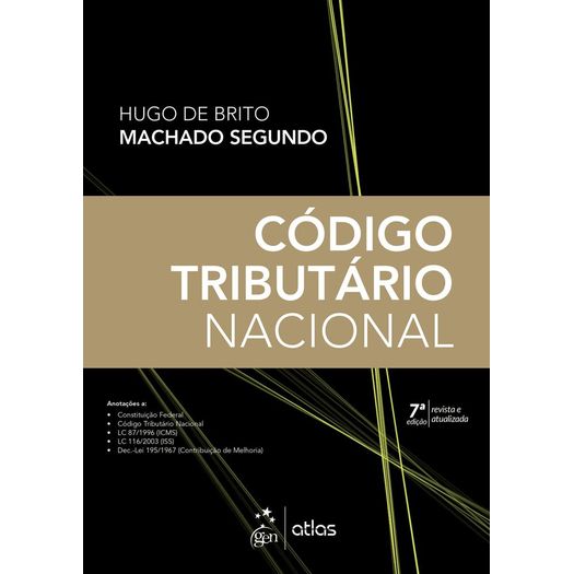 Codigo Tributario Nacional - Machado - Atlas