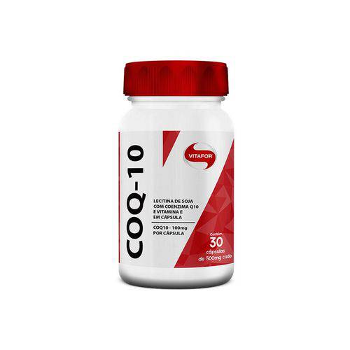 Coenzima COQ-10 Vitamina e - Vitafor - Contém 30 Cápsulas