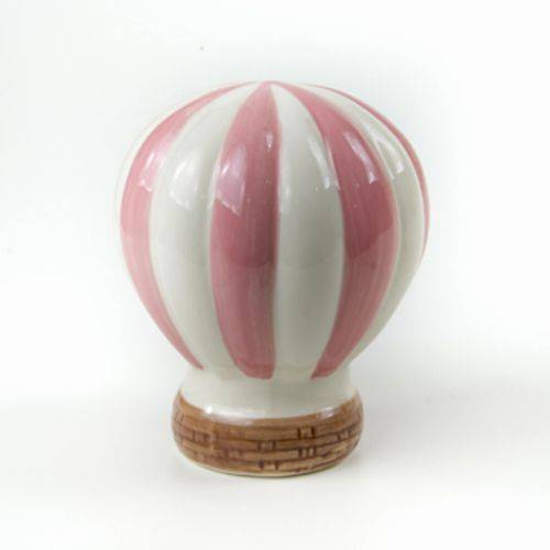 Cofre Balão em Cerâmica 12x10 Cm para Lembranças e Decoração de Quartos Infantis e Festas