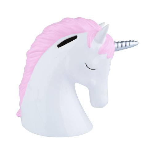 Cofre Ceramica Sleepy Unicorn Branco/Rosa