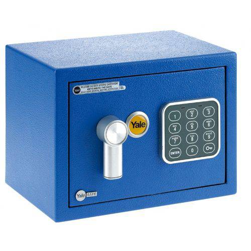 Cofre Eletrônico Safe Compact Yale Mini Blue