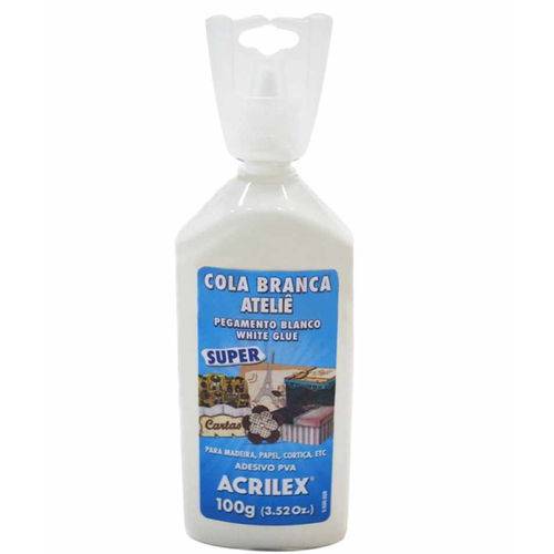 Cola Branca Ateliê Super Adesivo Pva 100g Acrilex