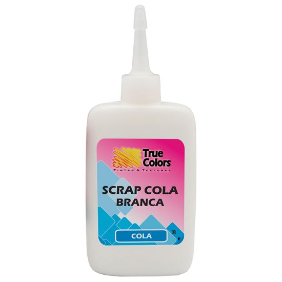 Cola Branca para Scrapbook Acid Free True Colors Scrap Cola 90ml