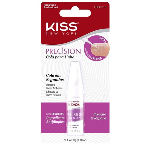 Cola de Unhas Postiças Kiss New York Precision (FBGL310)