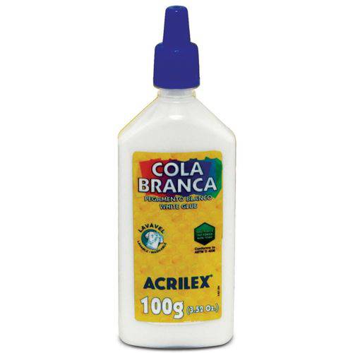Cola Escolar Acrilex 100g Acrilex Pacote com 03