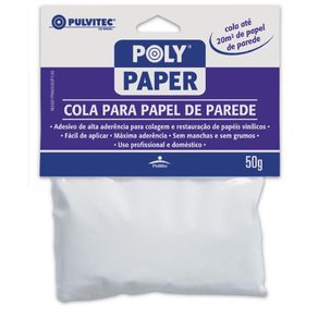 Cola P/ Papel de Parede 50g Polypaper Pulvitec