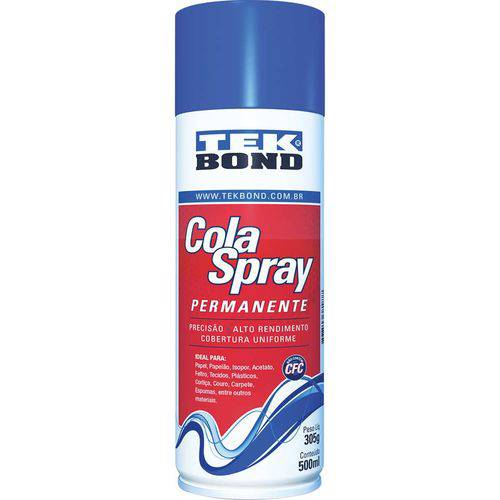 Cola para Artesanato Cola Spray Perman. 305g/500ml