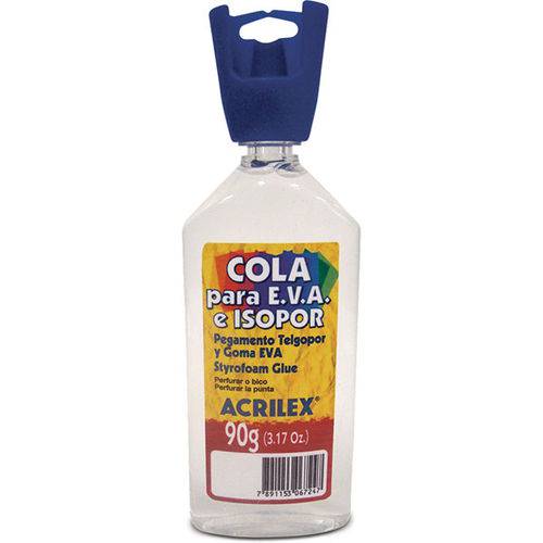 Cola para Isopor Isopor/eva 90g Pct.c/03 Acrilex