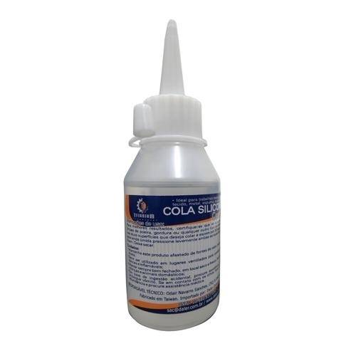 Cola Silicone Liquida Ideal para Trabalhos Manuais Titanium 55g