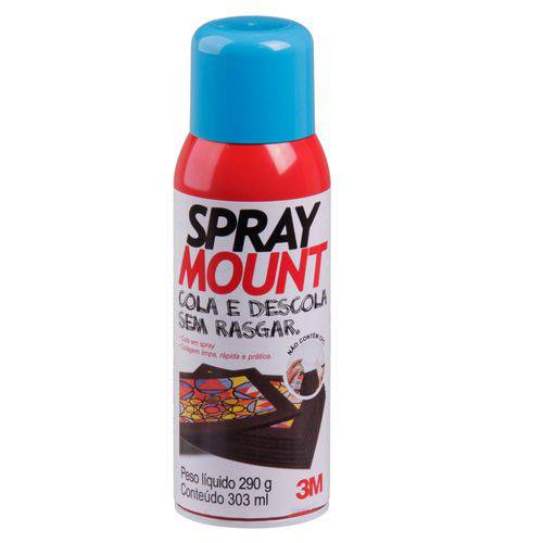 Cola Spray Mount 290 Gramas Reposicionável 3m