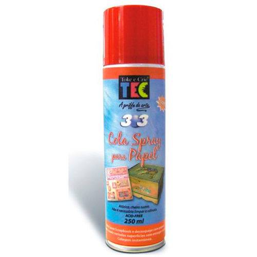 Cola Spray para Papel e Tecido 7255 - Toke e Crie
