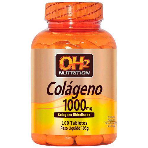 Colágeno 1000 Mg - 100 Tabletes - Oh2 Nutrition
