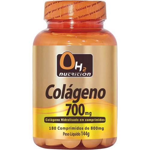 Colágeno 1000 Mg - 180 Tabletes - Oh2 Nutrition