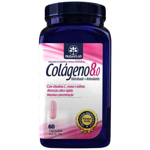 Colágeno 8.0 Hidrolisado e Antioxidantes (60 CÁPSULAS)