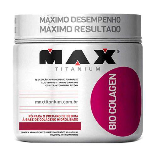 Colageno Bio Collagen 300G - Max Titanium Frutas Vermelhas