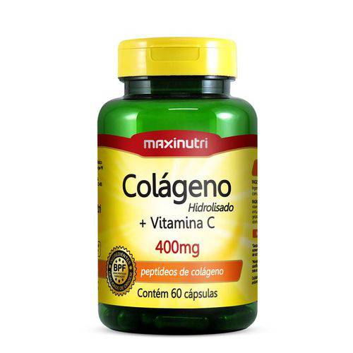 Colágeno e Vitamina C 350mg 60cps Maxinutri