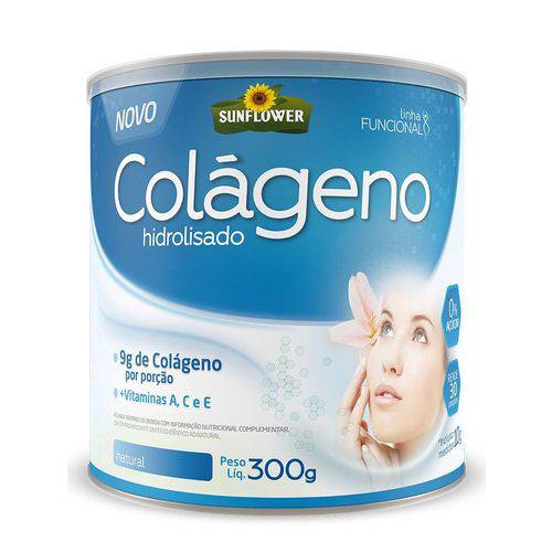 Colágeno Hidrolisado - 300g - Natural - Sunflower