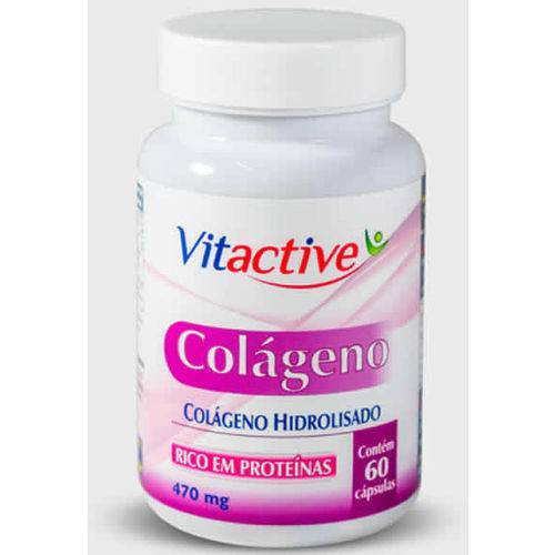 Colágeno Hidrolisado 60 Cápsulas 470mg Vitactive
