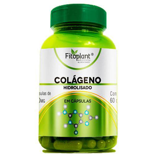 Colágeno Hidrolisado 60 Cápsulas 500 Mg Fitoplant