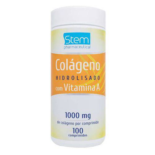 Colágeno Hidrolisado com Vitamina a - 1000mg - 100 Comprimidos