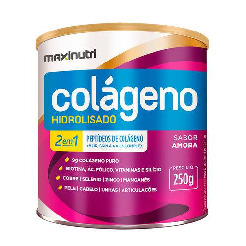 Colágeno Hidrolisado 2 em 1 - 250 Gramas - Maxinutri