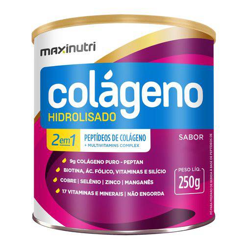 Colágeno Hidrolisado 2 em 1 Maxinutri - 250g
