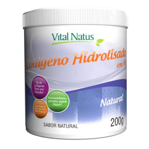 Colageno Hidrolisado em Po (natural) - 200g - Vital Natus