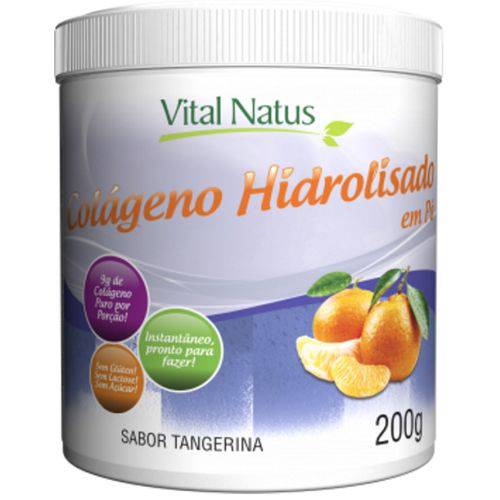 Colageno Hidrolisado em Po (tangerina) - 200g - Vital Natus