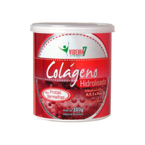 Colágeno Hidrolisado Sabor Frutas Vermelhas 300g - Videira 7