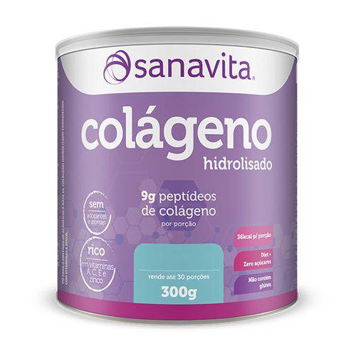 Colágeno Hidrolisado - Sanavita - Original - 300g