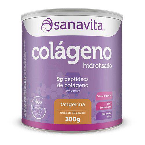 COLÁGENO SANAVITA - 300G - Tangerina