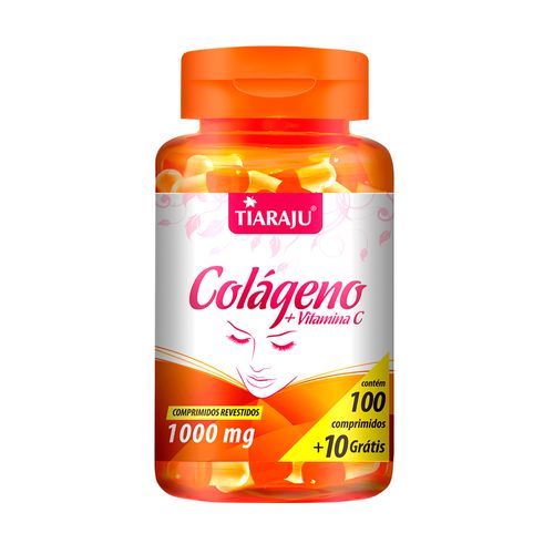 Colágeno + Vitamina C - Tiaraju - 100+10 Comprimidos de 1000mg
