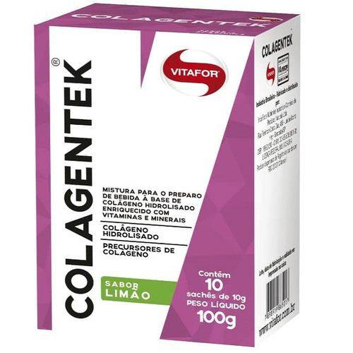 Colagentek (Colágeno Hidrolisado) 10 Sachês - Vitafor