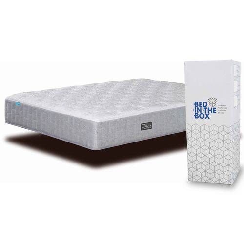 Colchão Bed In The Box Solteiro Plush (96,5 X 203 X 25 Cm) Embalado à Vácuo, Entregue na Caixa