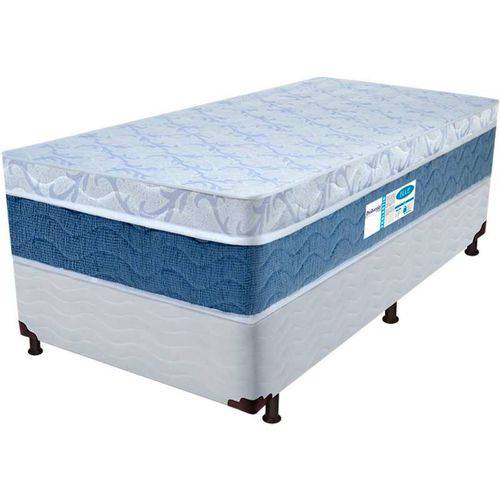Colchão Solteiro Pillow Top Prodormir Blue - Probel - Branco / Azul