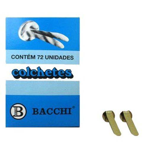 Colchete Latonado Bacchi Nº 5 - 72 Unidades