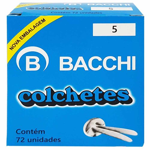 Colchete Nº5 Bacchi 72 Unidades 131519
