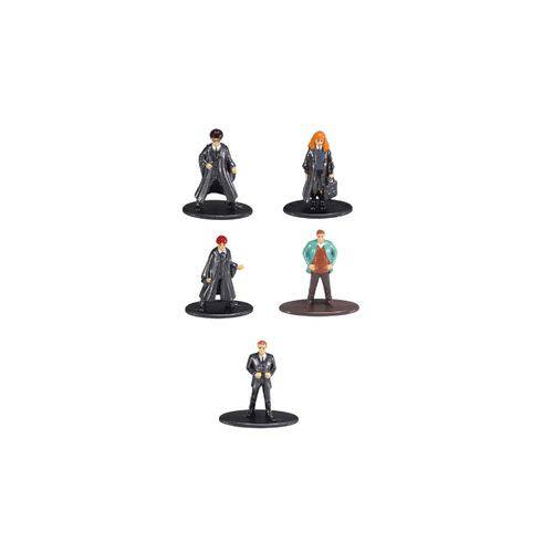 Coleção 5 Mini Figuras Nano Metal Harry Potter Personagens a