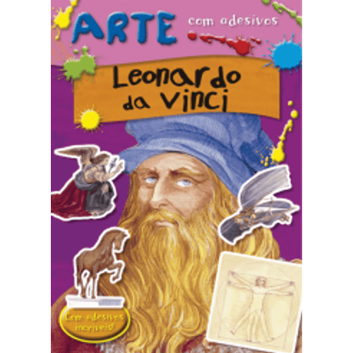 Coleção Arte com Adesivos - Leonardo da Vinci
