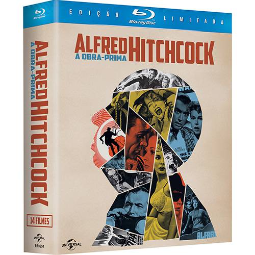 Coleção Blu-ray: Alfred Hitchcock (14 Discos)